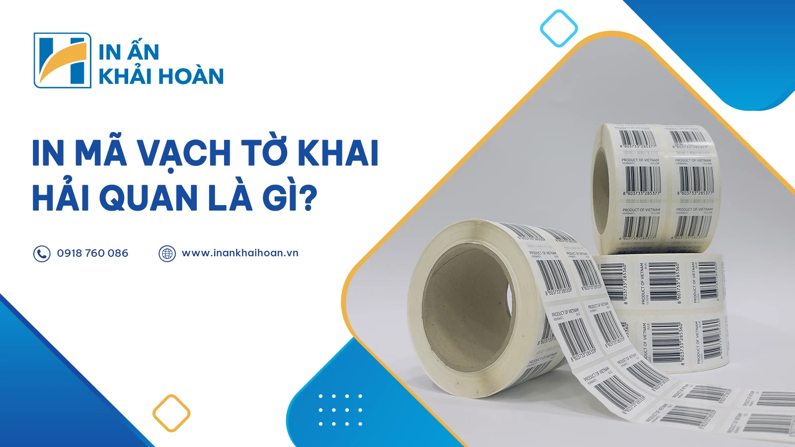 In Mã Vạch Tờ Khai Hải Quan