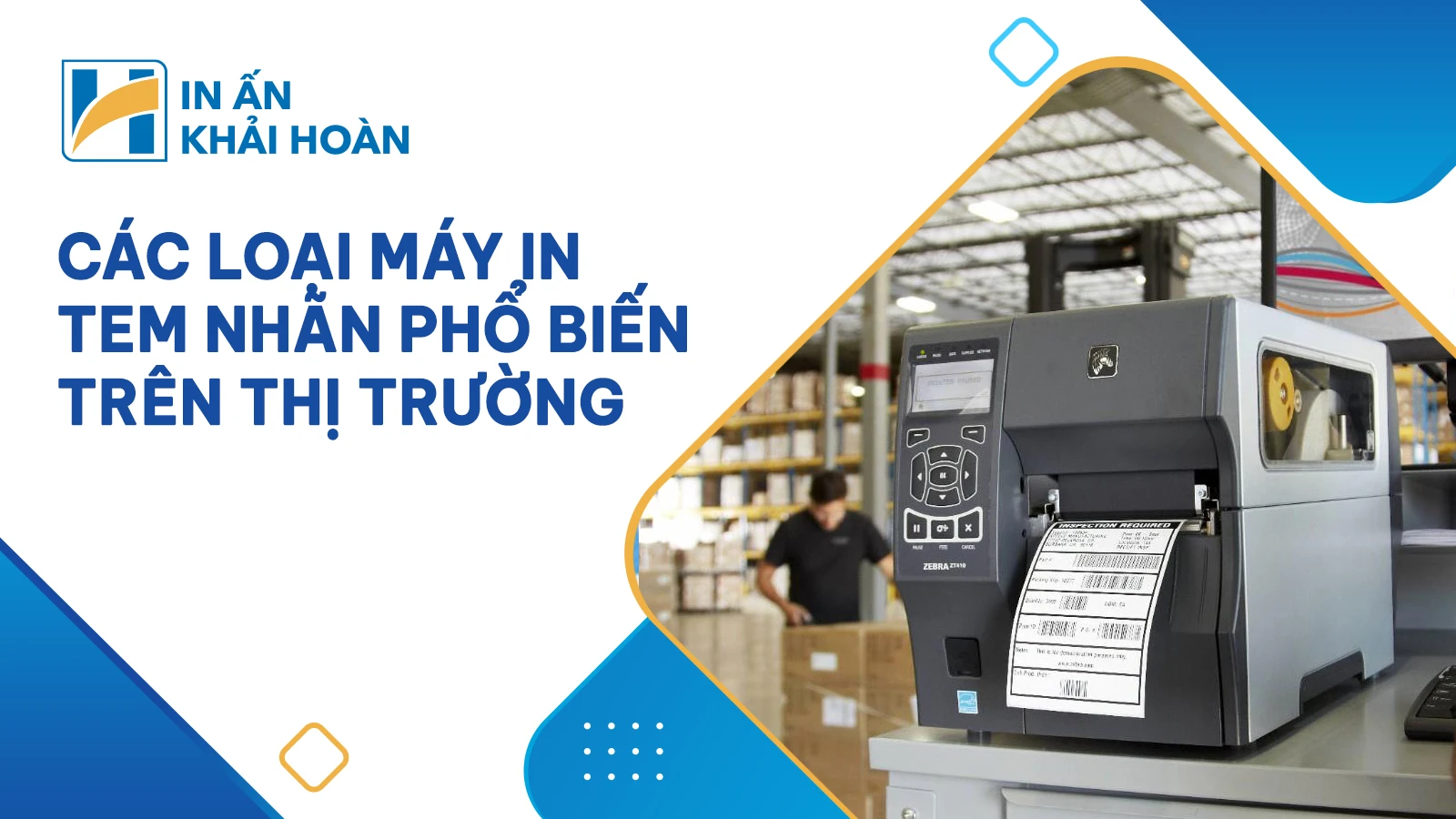 Các Loại Máy In Tem Nhãn Phổ Biến