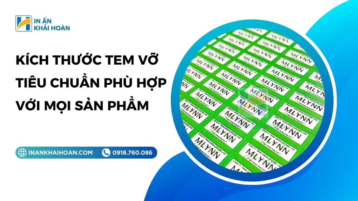 thiết kế tem vỡ