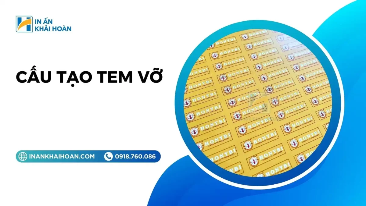 thiết kế tem vỡ